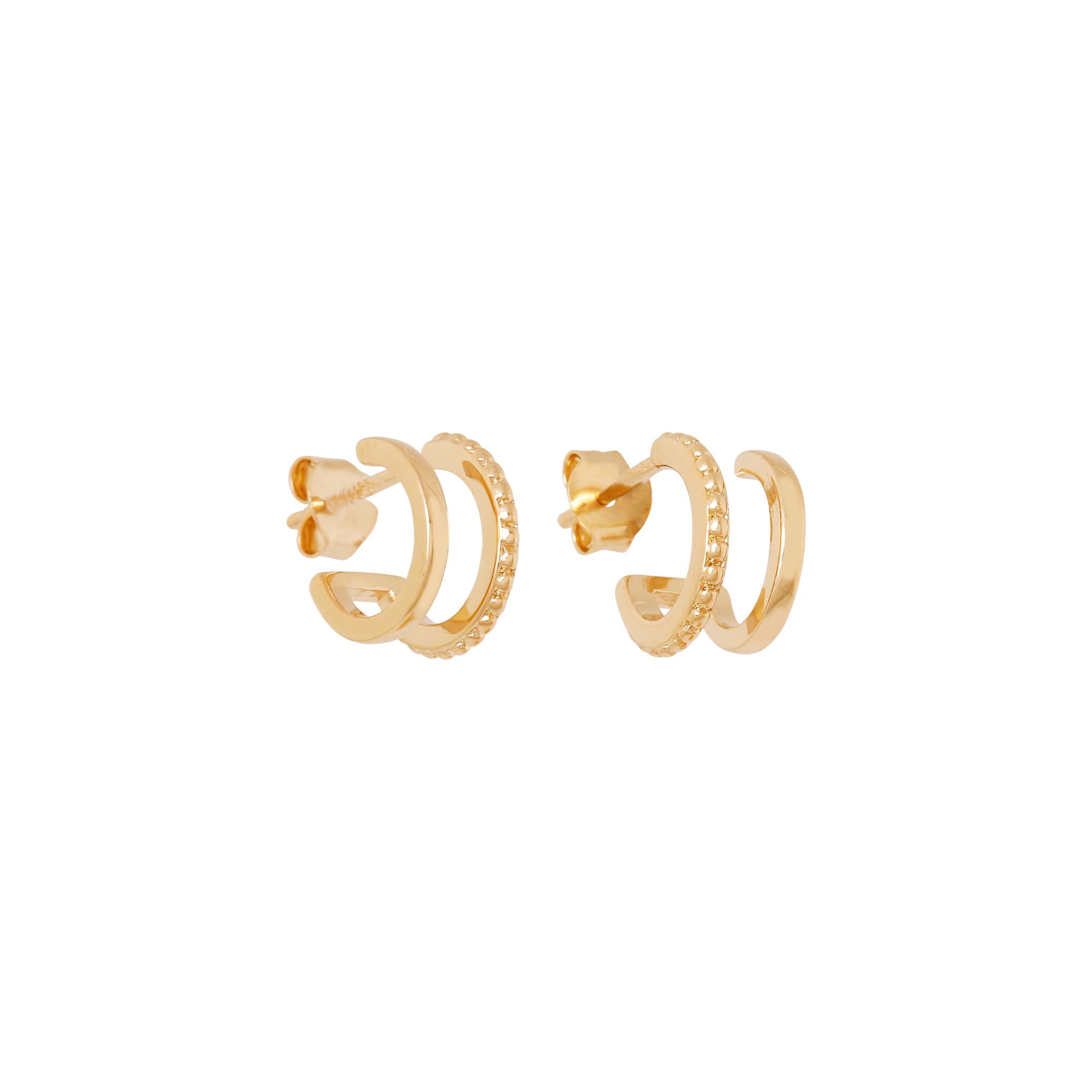 Twin Loop Earring Single Piece