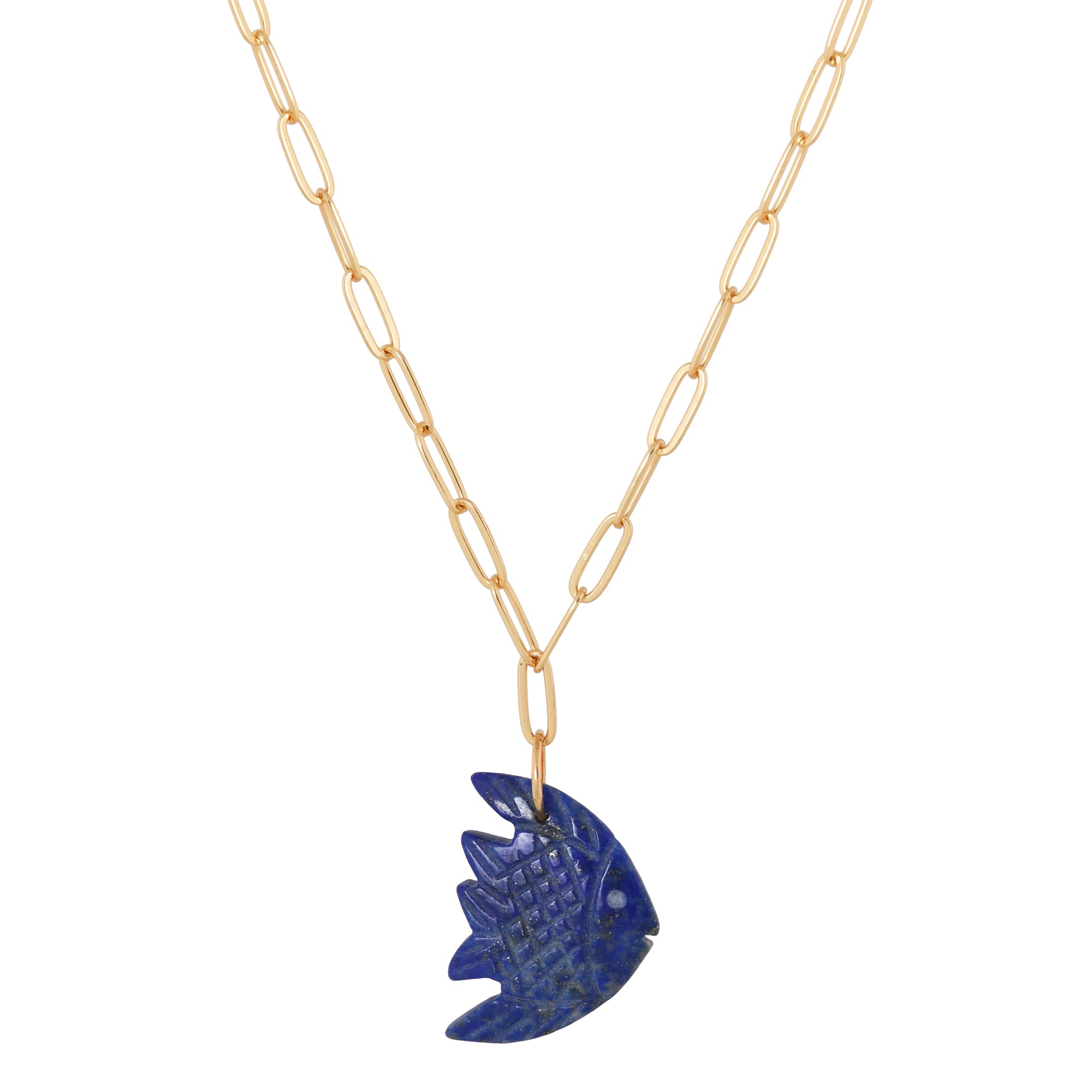 Solea Poisson Lapis Lazuli Necklace