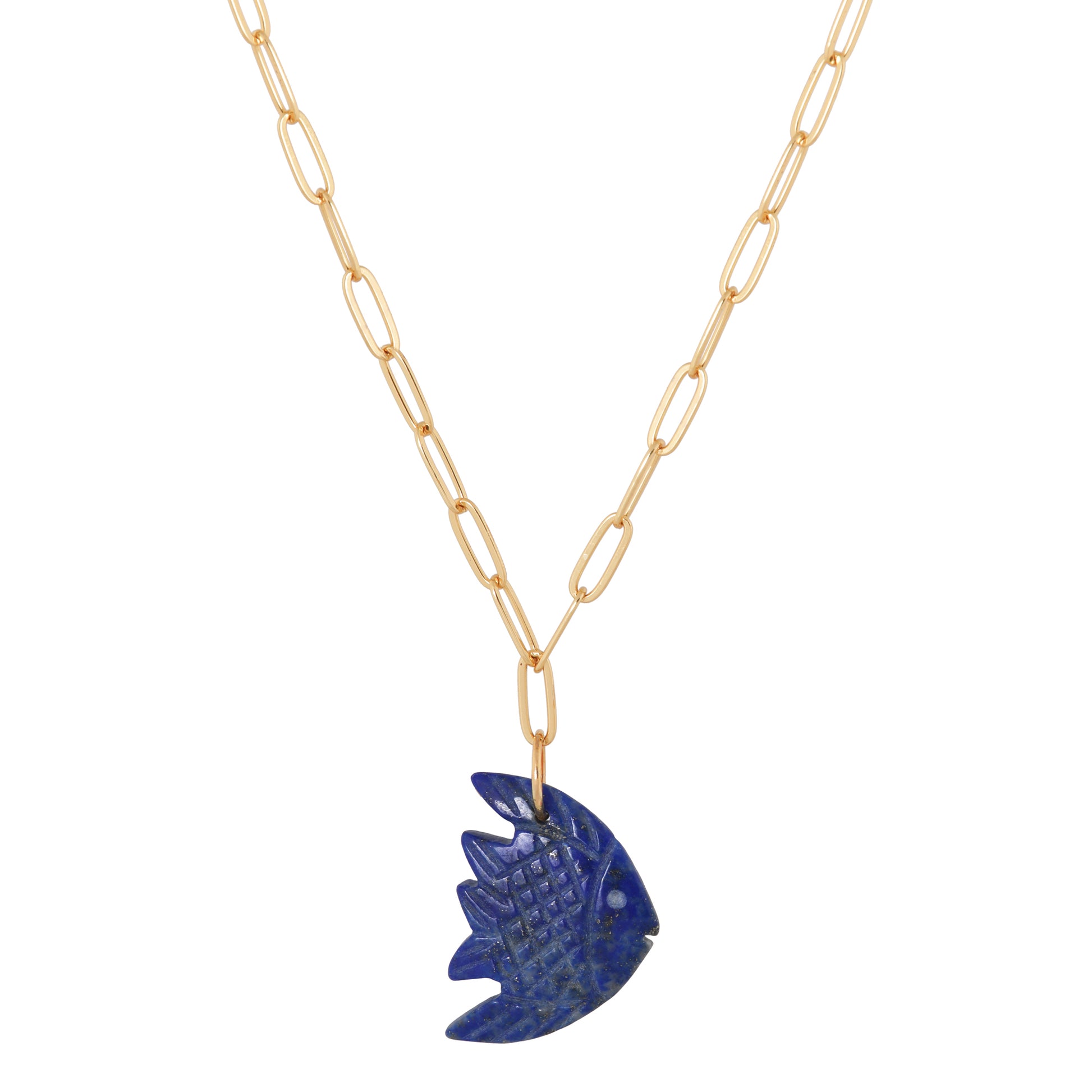 Solea Poisson Lapis Lazuli Necklace