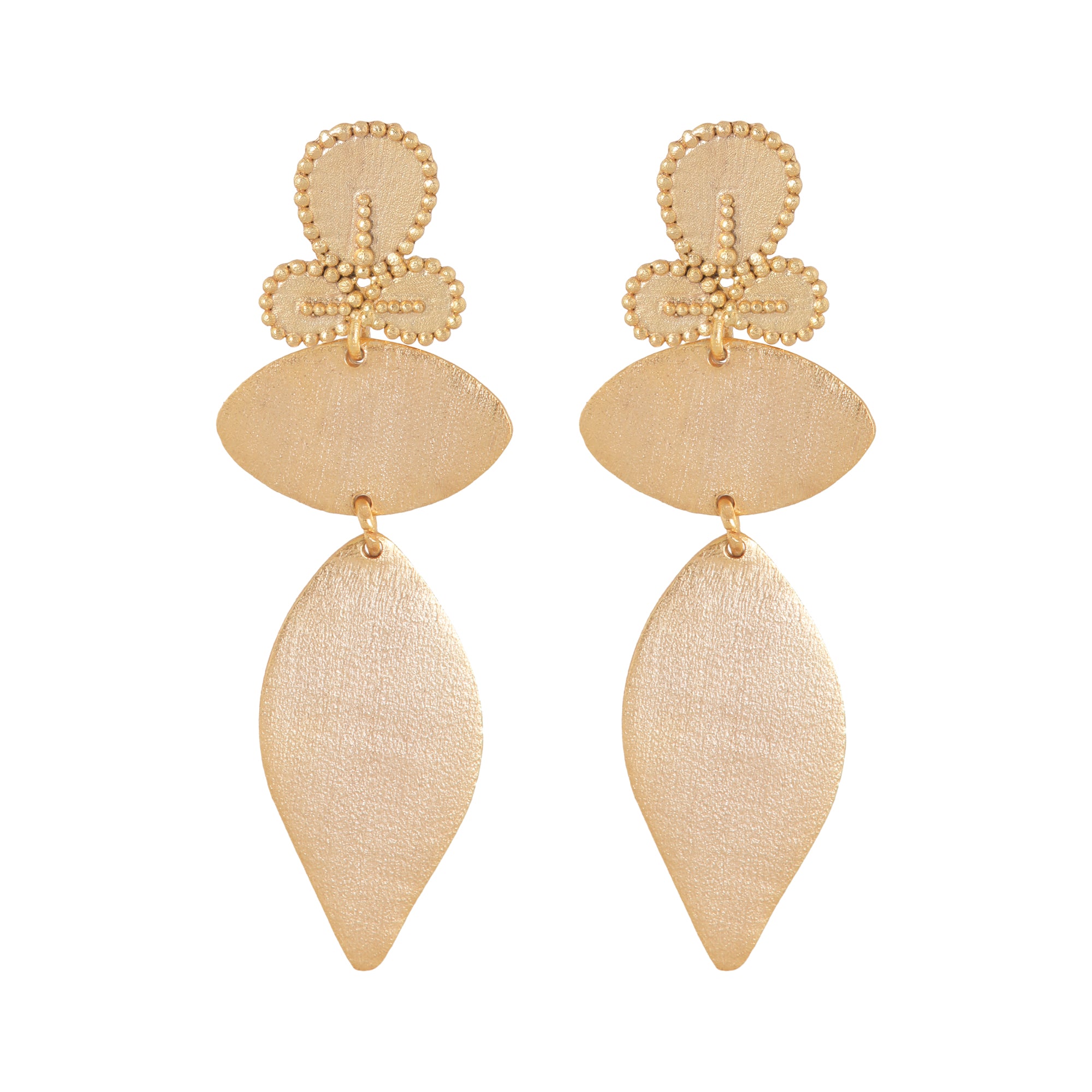 Maëlys Leaf Drops – Just Marie Jewellery