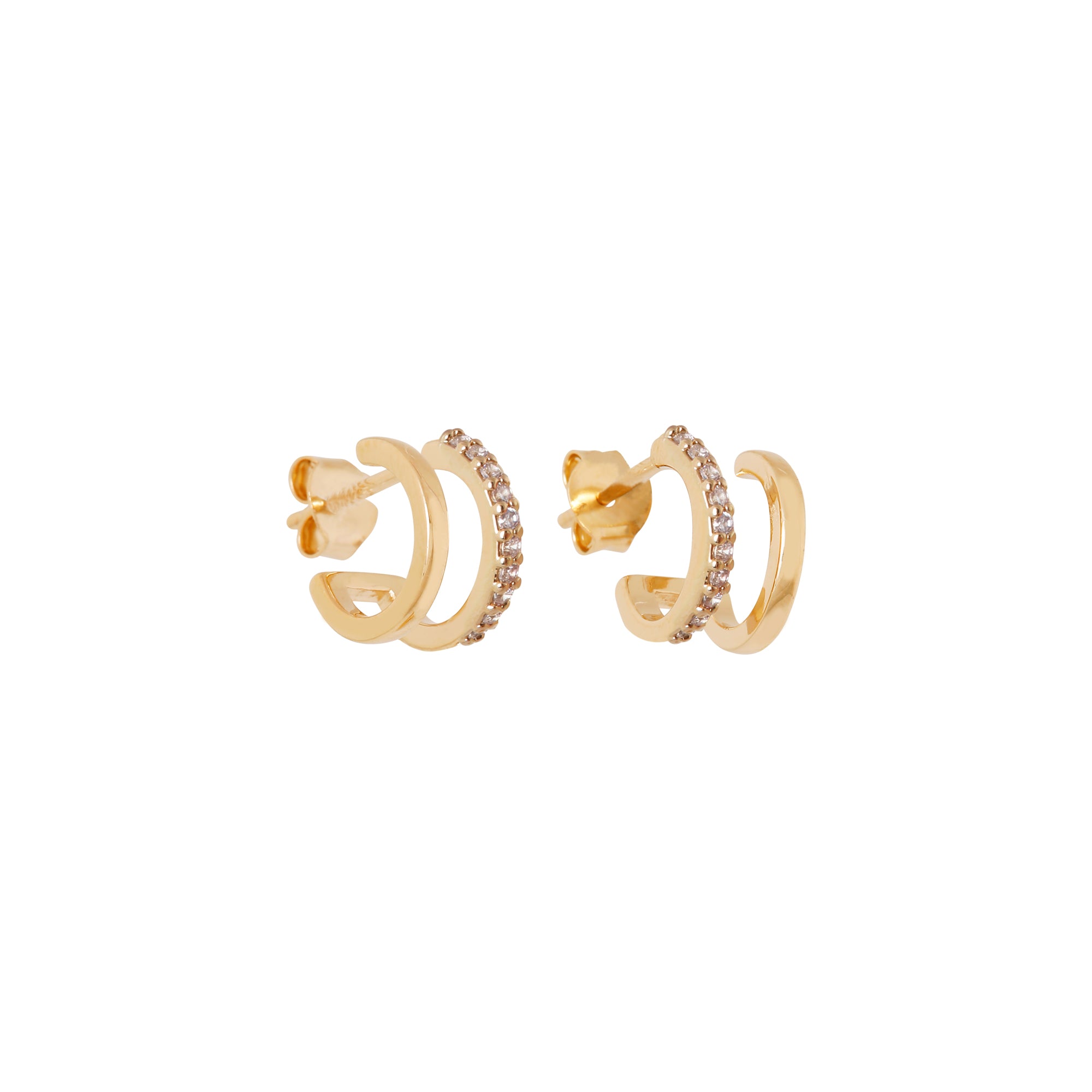 Twin Spark Hoop Single Piece