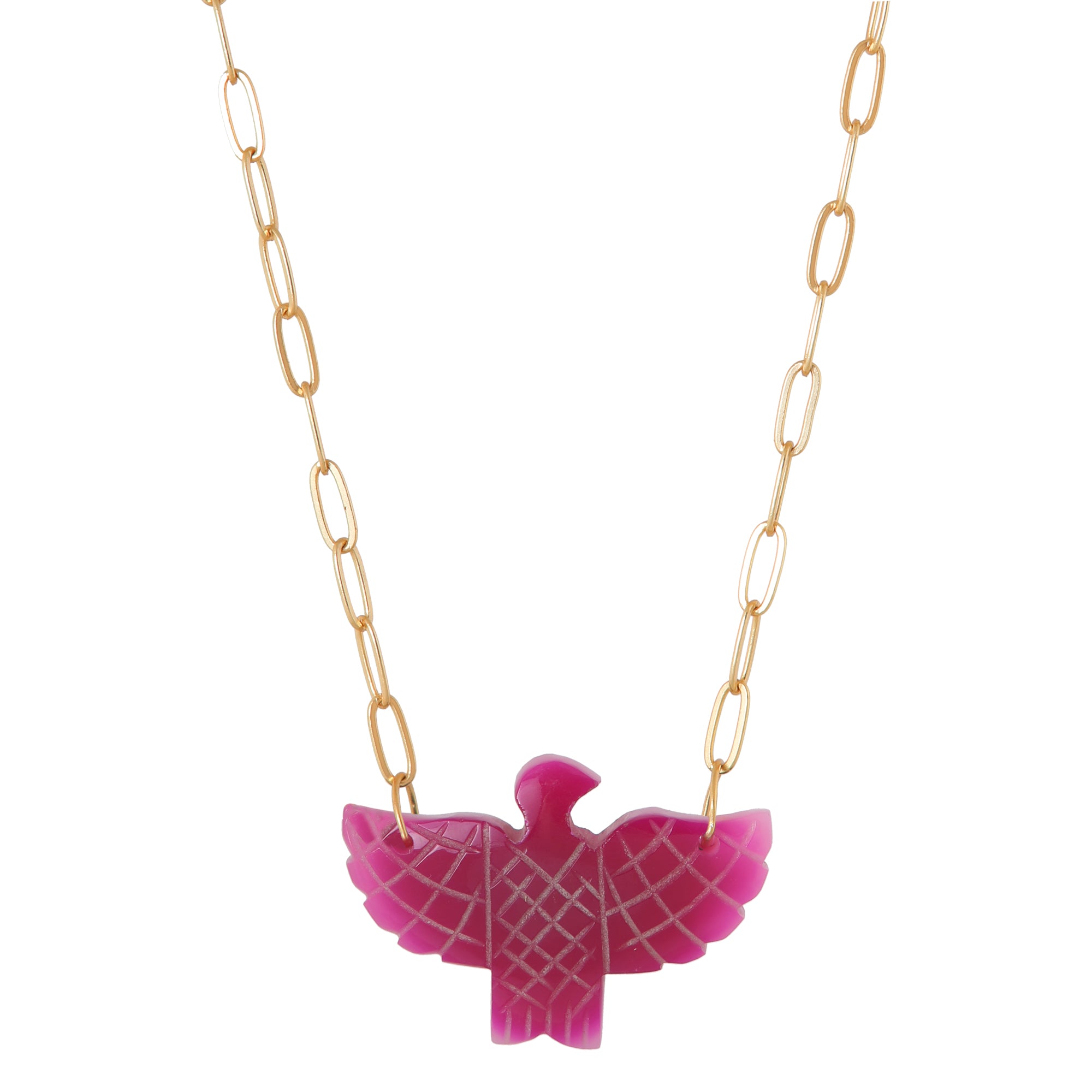 Viva Fuchsia Jade Necklace