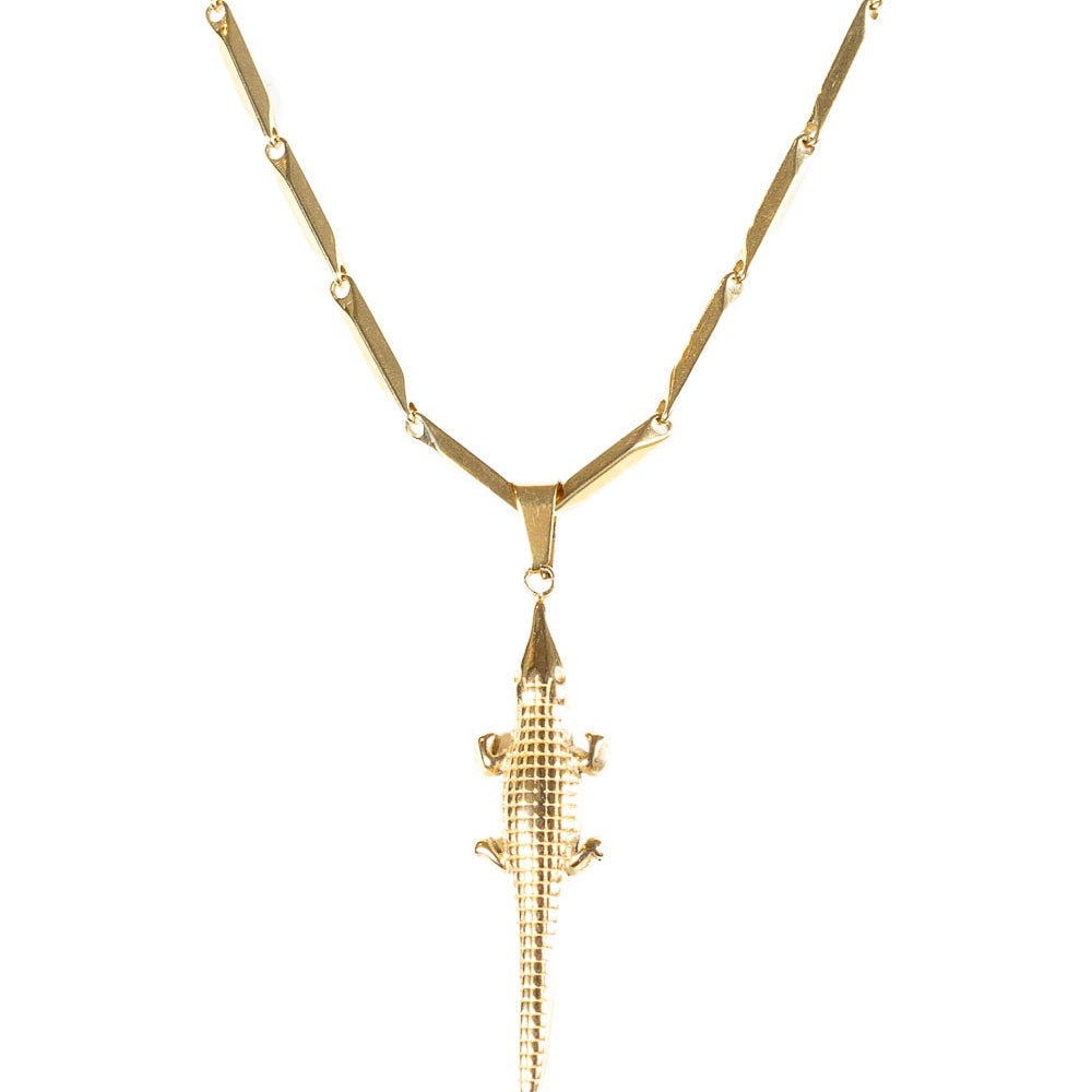 Crocodile Kiss Necklace