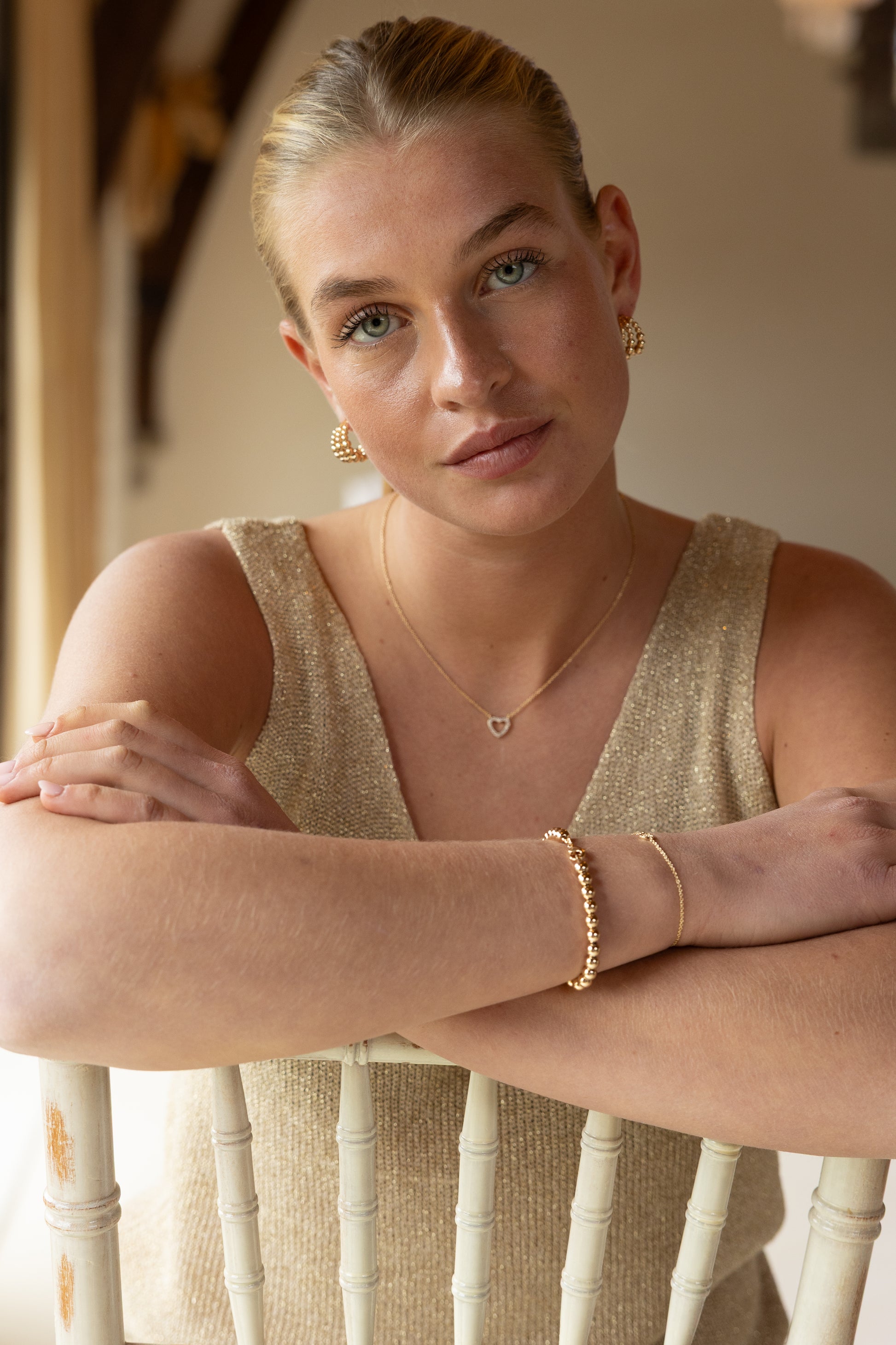 Amélie Bead Hoops