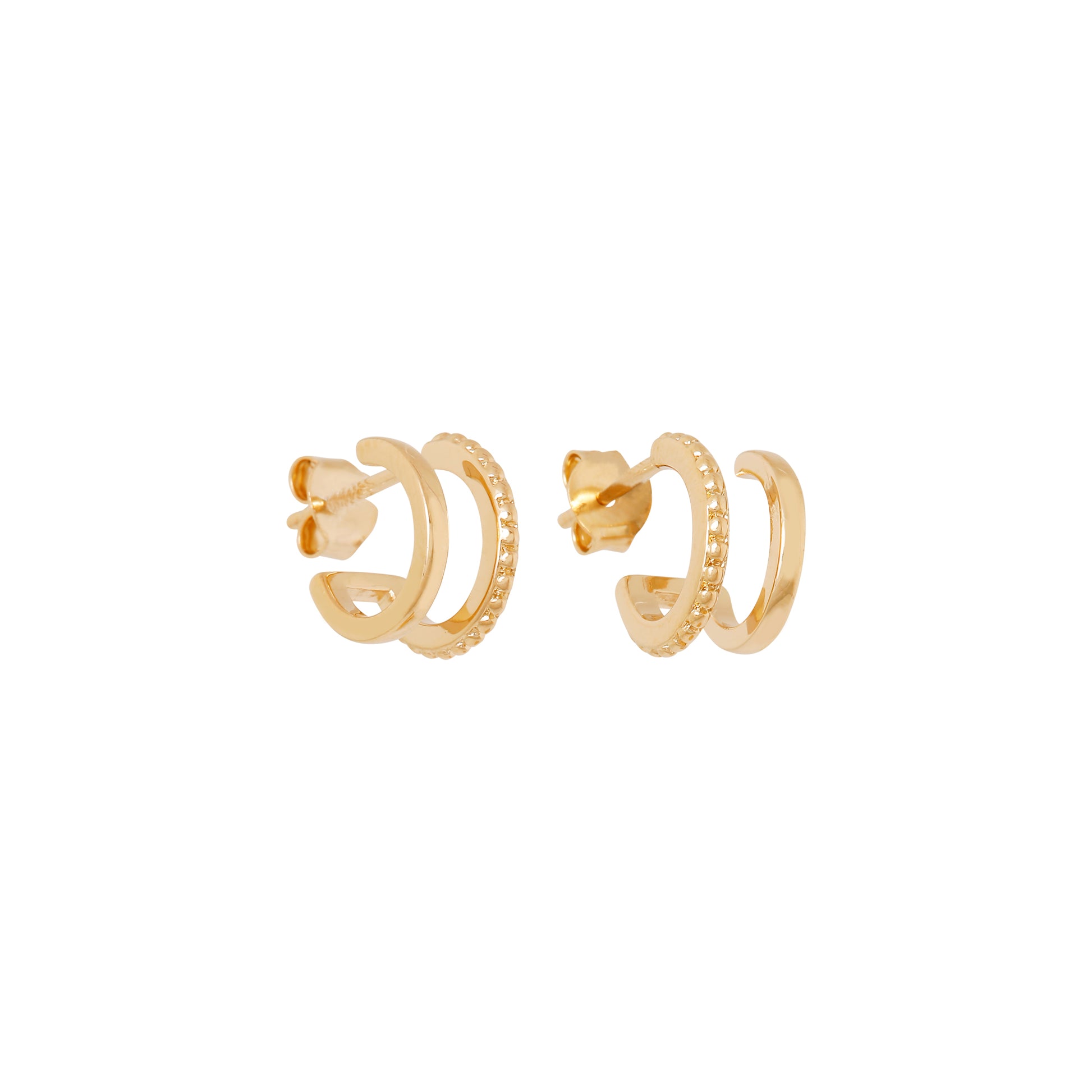 Twin Loop Earring Single Piece