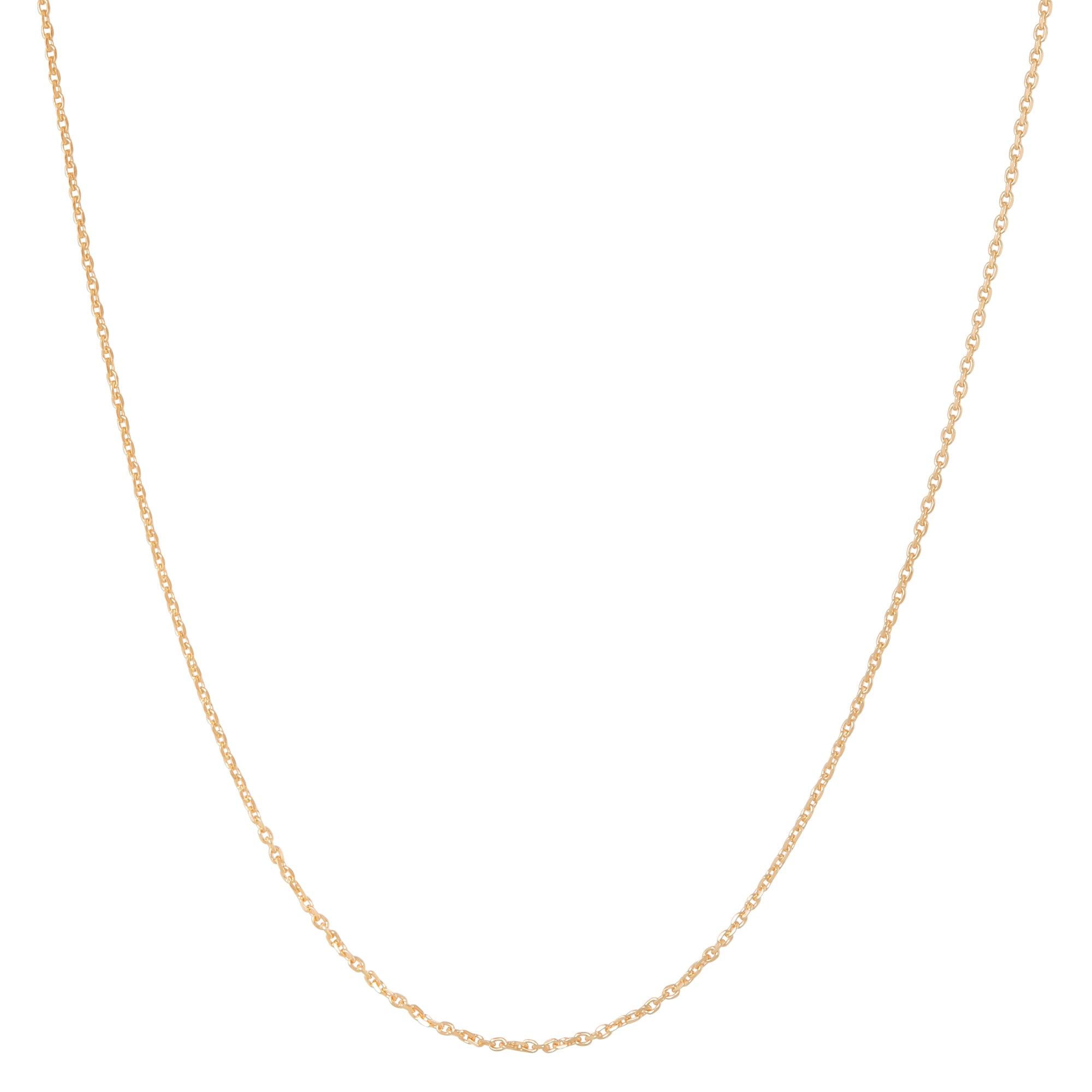 Golden layer necklace 60 cm
