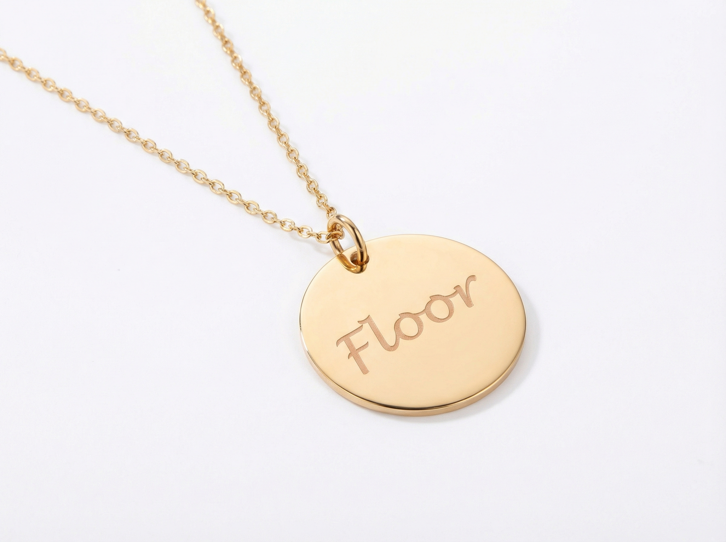 Engraved Golden Glow Coin