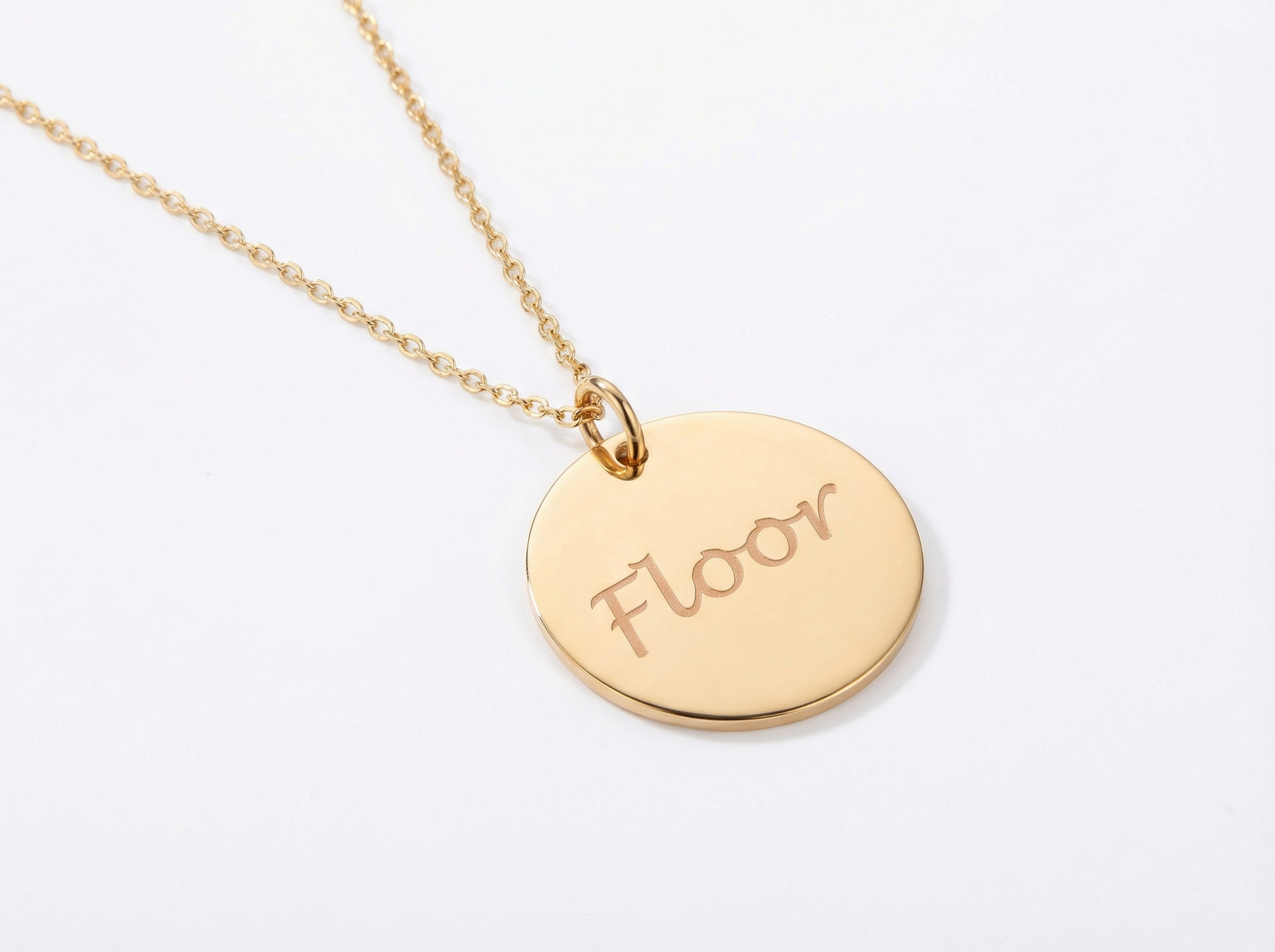 Engraved Golden Glow Coin